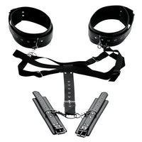 Acquire Easy Access Thigh Harness With Wrist Cuffs