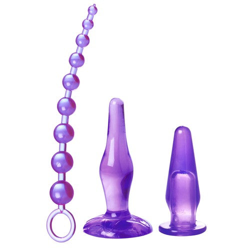 Amethyst Adventure 3 Pieces Anal Toy Kit