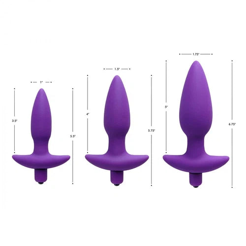 Aria Vibrating Silicone Anal Plug