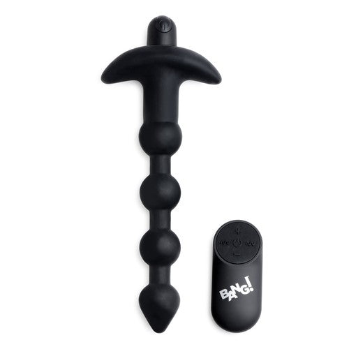 Bang - Vibrating Silicone Anal Beads and Remote