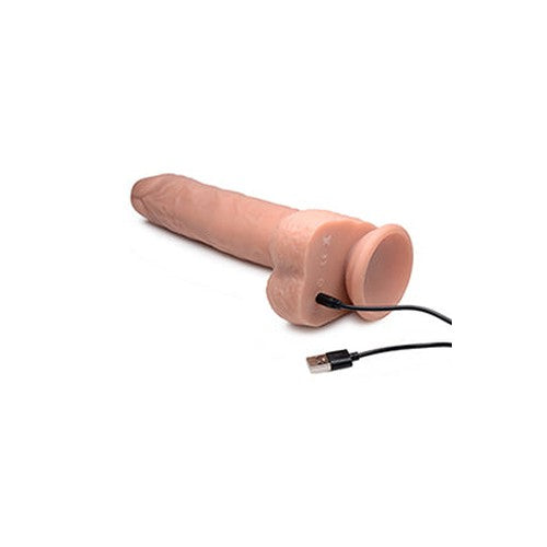 Big Shot Silicone Thrusting Dildo With Balls and Remote