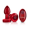 Cheeky Charms - Rechargeable Small Vibrating Metal Butt Plug With Remote Control