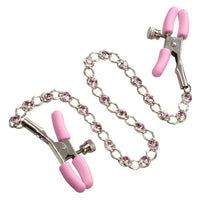 Crystal Chain Nipple Clamps