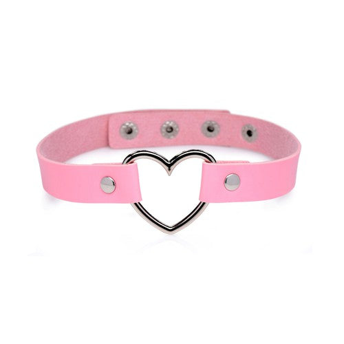 Dark Heart Chrome Heart Choker