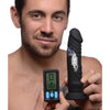 E-Stim and Vibrating Dildo With Remote