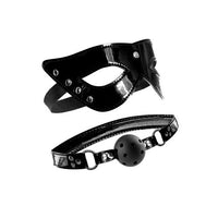 Fetish Fantasy Limited Edition Masquerade Mask and Ball Gag