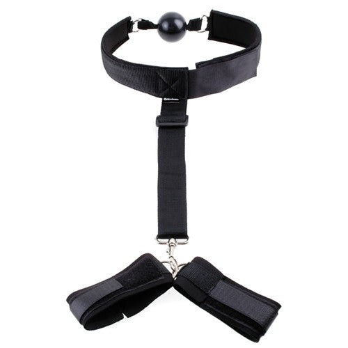 Fetish Fantasy Series Gag and Wrist Restraints