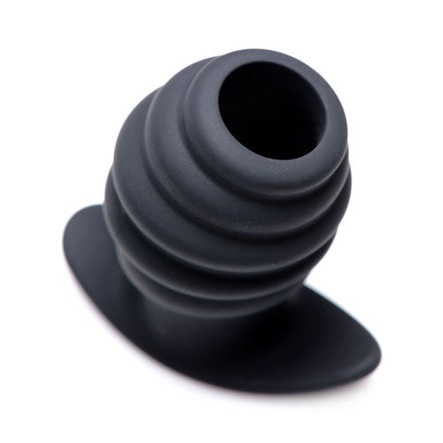 Hive Ass Tunnel Silicone Ribbed Hollow Anal Plug