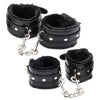 Hook Up 10 Piece Plush Bondage Set - Black