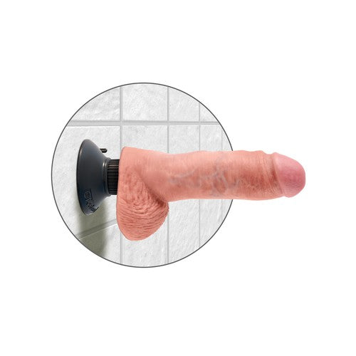 King Cock 8" Vibrating Cock With Balls