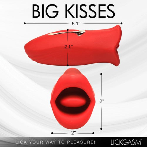 Lickgasm Kiss and Tell Mini Kissing and Vibrating Clitoral Stimulator