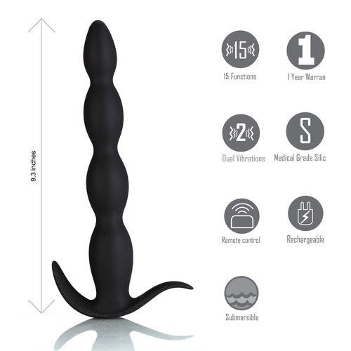 Mason Remote Control Silicone Butt Plug