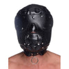 Muzzled Universal BDSM Hood With Removable Muzzle