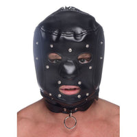 Muzzled Universal BDSM Hood With Removable Muzzle