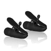 Nipple Play Nipplettes Vibrating Nipple Clamps - Black