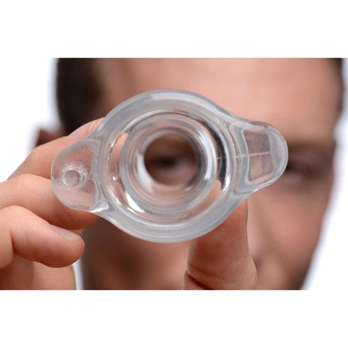 Peephole Clear Hollow Anal Plug