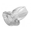 Peephole Clear Hollow Anal Plug