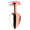 Pink Rose Gold Anal Plug - Large