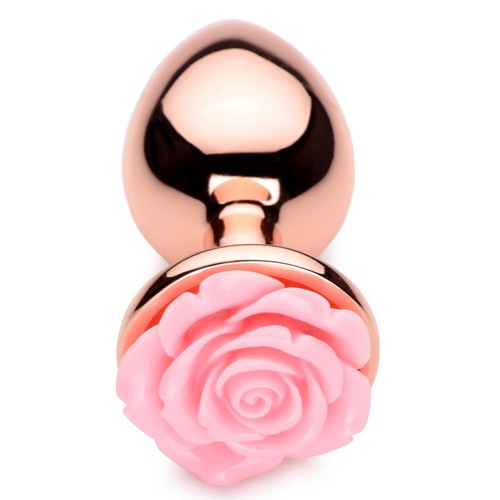 Pink Rose Gold Anal Plug - Large