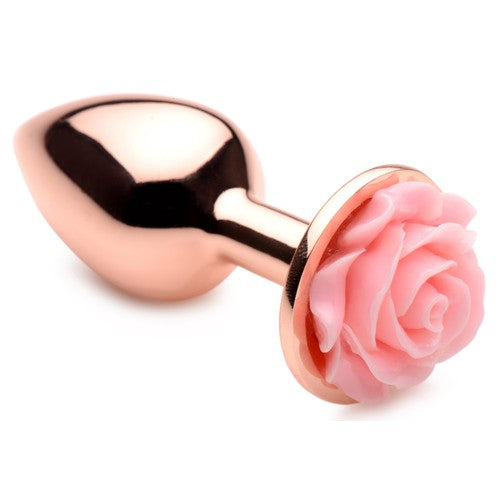 Pink Rose Gold Anal Plug - Small