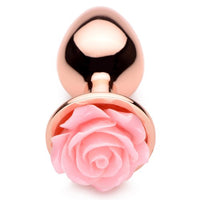 Pink Rose Gold Anal Plug - Small