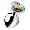 Rainbow Prism Heart Anal Plug