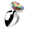 Rainbow Prism Heart Anal Plug