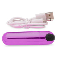 Rechargeable Vibrating Metallic Bullet