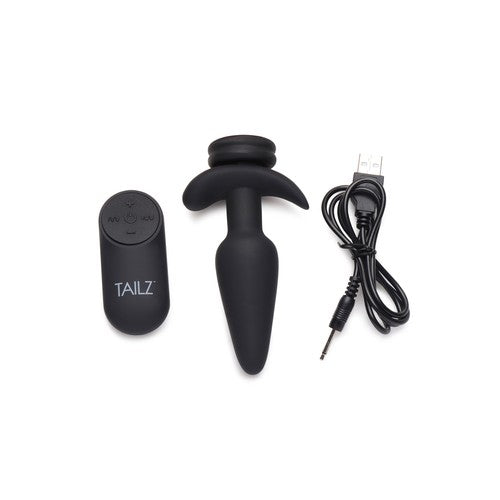 Vibrating Small Silicone Anal Plug With Remote