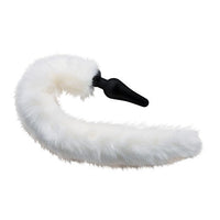 White Fox Tail Anal Plug and Ears Set